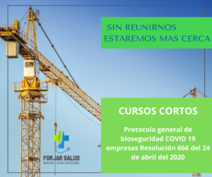 Protocolo de bioseguridad COVID 19 empresas