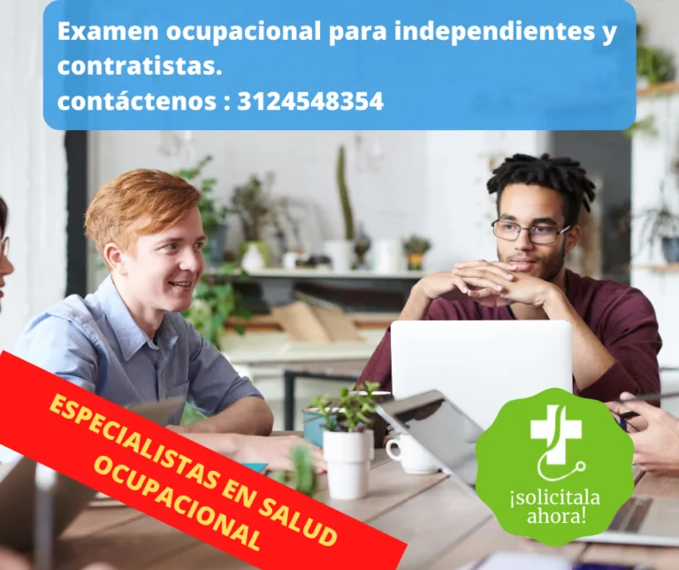 Examen preocupacional trabajadores independientes Forjar Salud