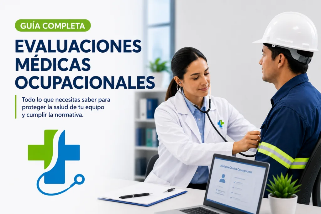 Guía actualizada de evaluaciones médicas ocupacionales en Colombia con normativa SST, telemedicina y Resolución 1843 de 2025.