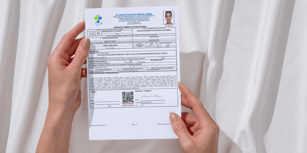 Todo certificado ocupacional debe cumplir con requisitos minimos